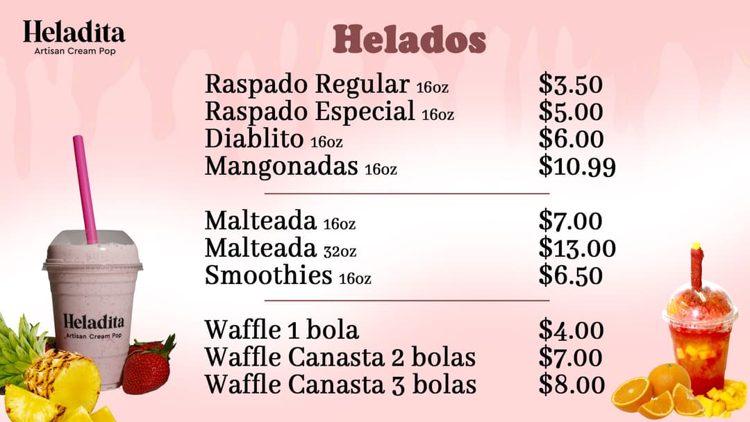 Bebida o Postre 1