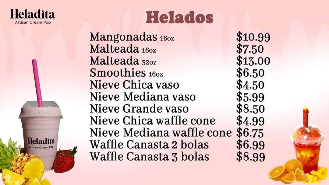 Bebida o Postre 1