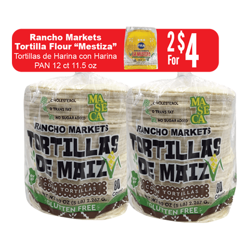 Rancho Markets Maseca Corn Tortillas