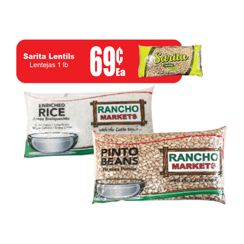 Arroz Grano Largo 5 lb o Frijoles Pintos 4 lb