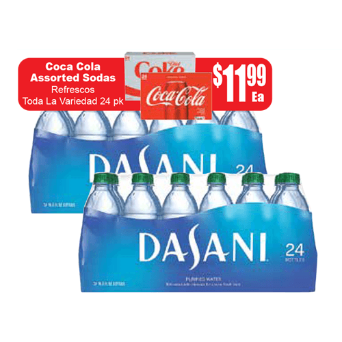 Agua Purificada 24 pk.