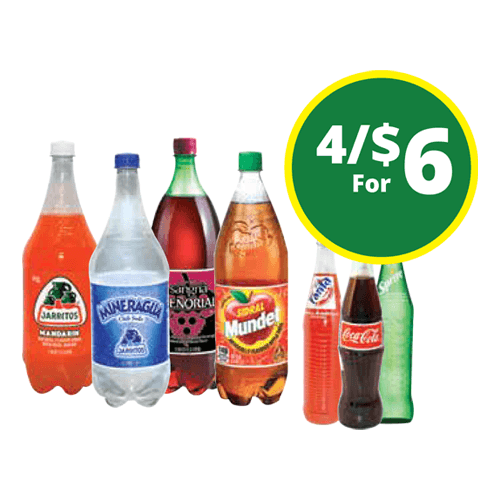 Refrescos Toda La Variedad 1.5 lt. Mexican Coca Cola, Sprite or Fanta Refresco Mexicano, 500 ml Glass