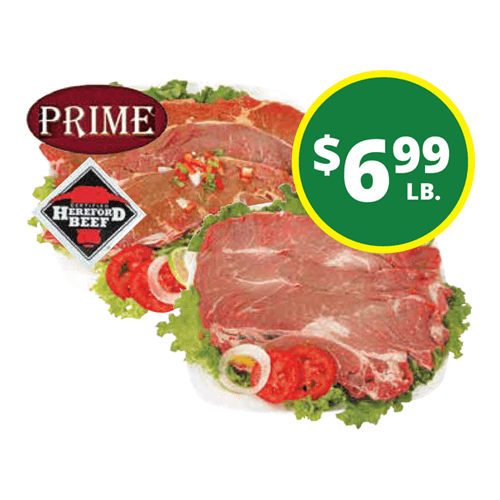 gular or Marinated Beef Chuck Roll Steak