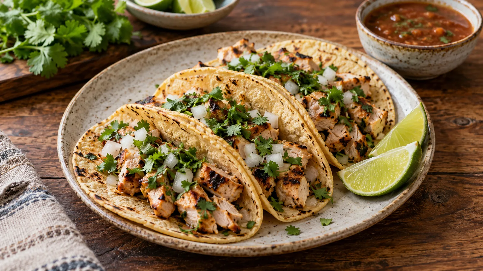 Authentic Chicken Tacos - Hispanic Supermarket Recipe
